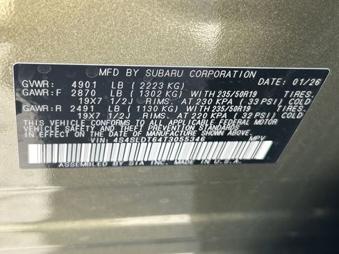 New 2026 Subaru Forester Touring AWD/4WD image 33