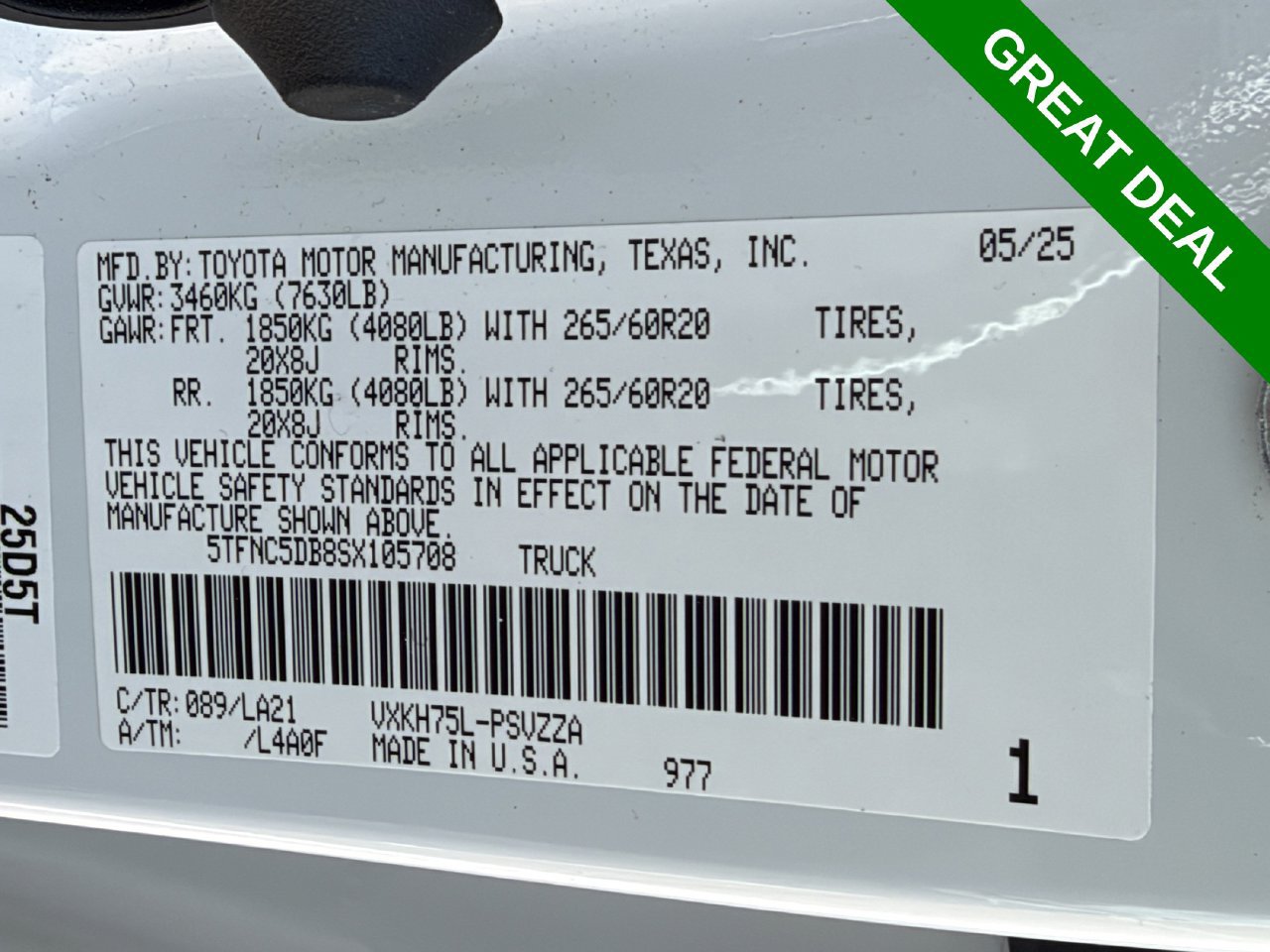 Used 2025 Toyota Tundra Platinum AWD/4WD image 23