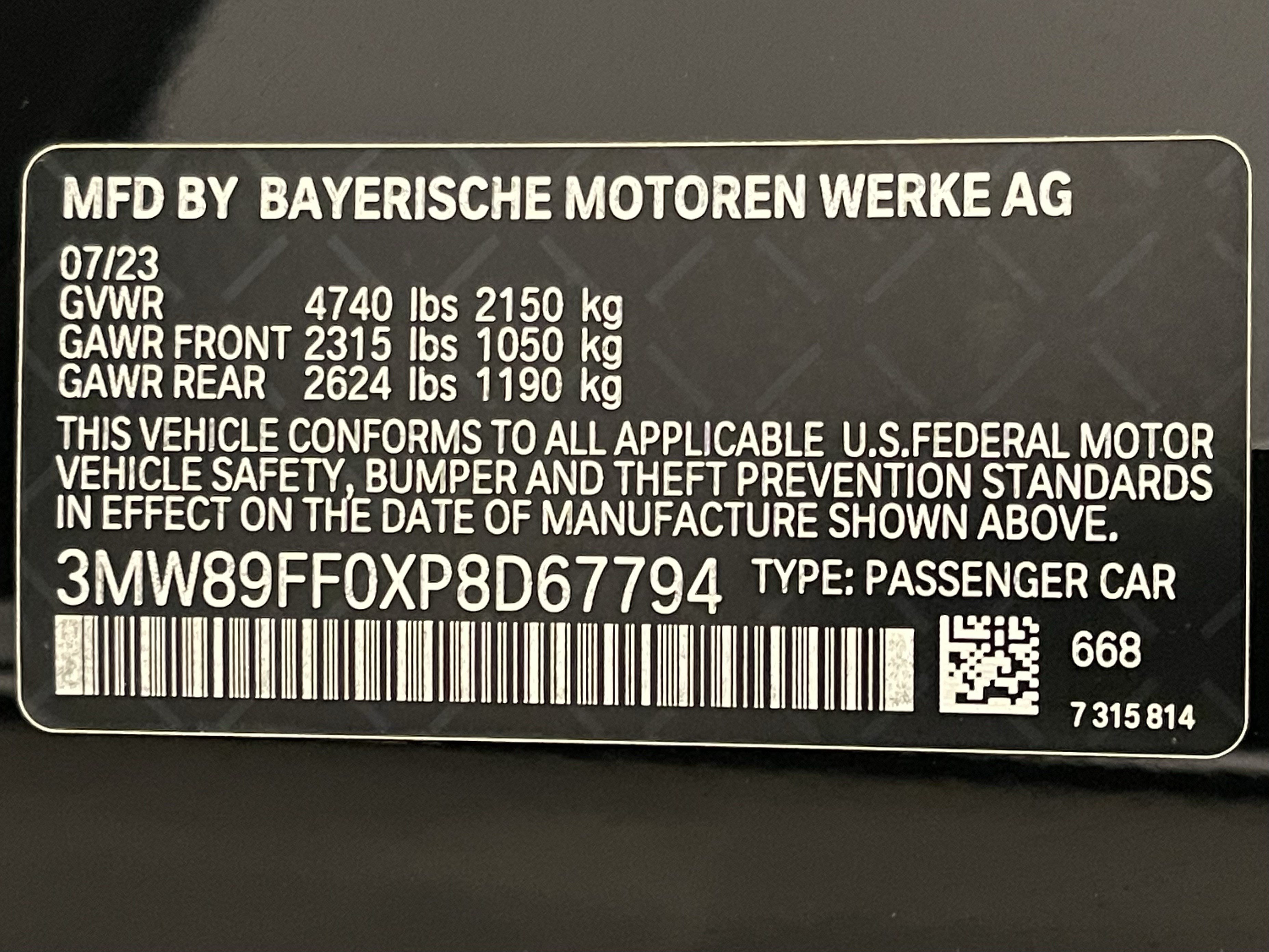 Certified 2023 BMW 330i xDrive Sedan w/ Premium Package AWD/4WD image 25