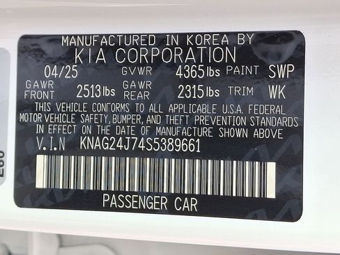 Certified 2025 Kia K5 LXS image 27