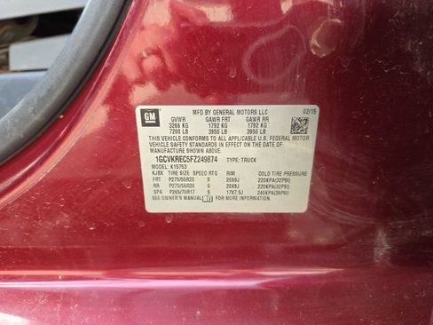 Used 2015 Chevrolet Silverado 1500 LT w/ LT Convenience Package AWD/4WD image 16