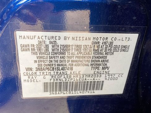 Certified 2025 Nissan Kicks SV AWD/4WD image 16