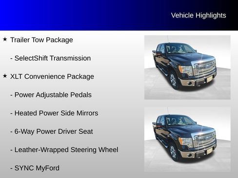 Used 2014 Ford F150 XLT w/ Equipment Group 302A Luxury AWD/4WD image 12