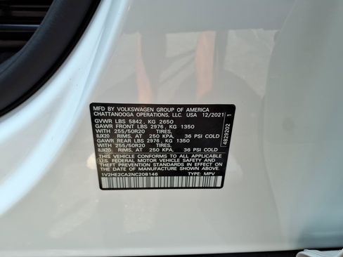 Certified 2022 Volkswagen Atlas Cross Sport SE AWD/4WD image 15