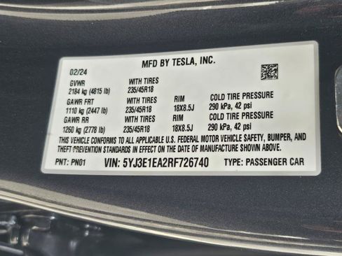 Used 2024 Tesla Model 3 RWD image 35