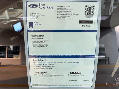 Certified 2020 Ford Escape SE FWD image 4