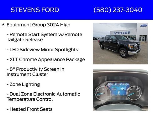 Used 2022 Ford F150 XLT w/ Equipment Group 302A High AWD/4WD image 12