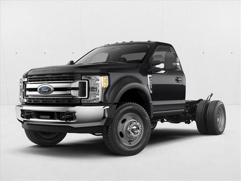 Used 2019 Ford F550 4x4 Regular Cab Super Duty w/ Snow Plow Prep Package image 1