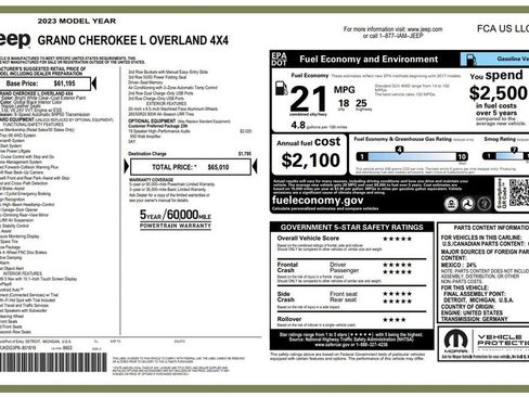 Used 2023 Jeep Grand Cherokee L Overland image 4