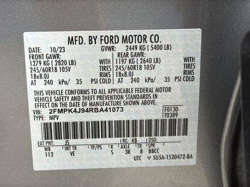 Used 2024 Ford Edge SEL AWD/4WD image 27