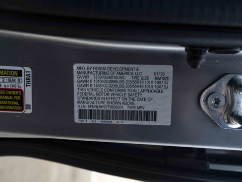 Used 2026 Honda Odyssey Elite image 52