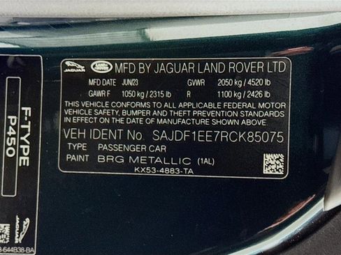 Used 2024 Jaguar F-TYPE R-Dynamic image 28