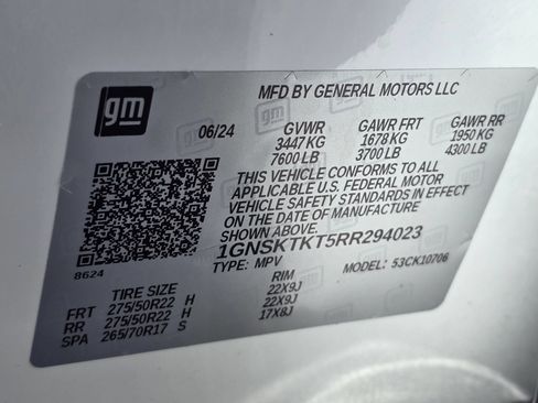 Used 2024 Chevrolet Tahoe High Country w/ Advanced Technology Package AWD/4WD image 63