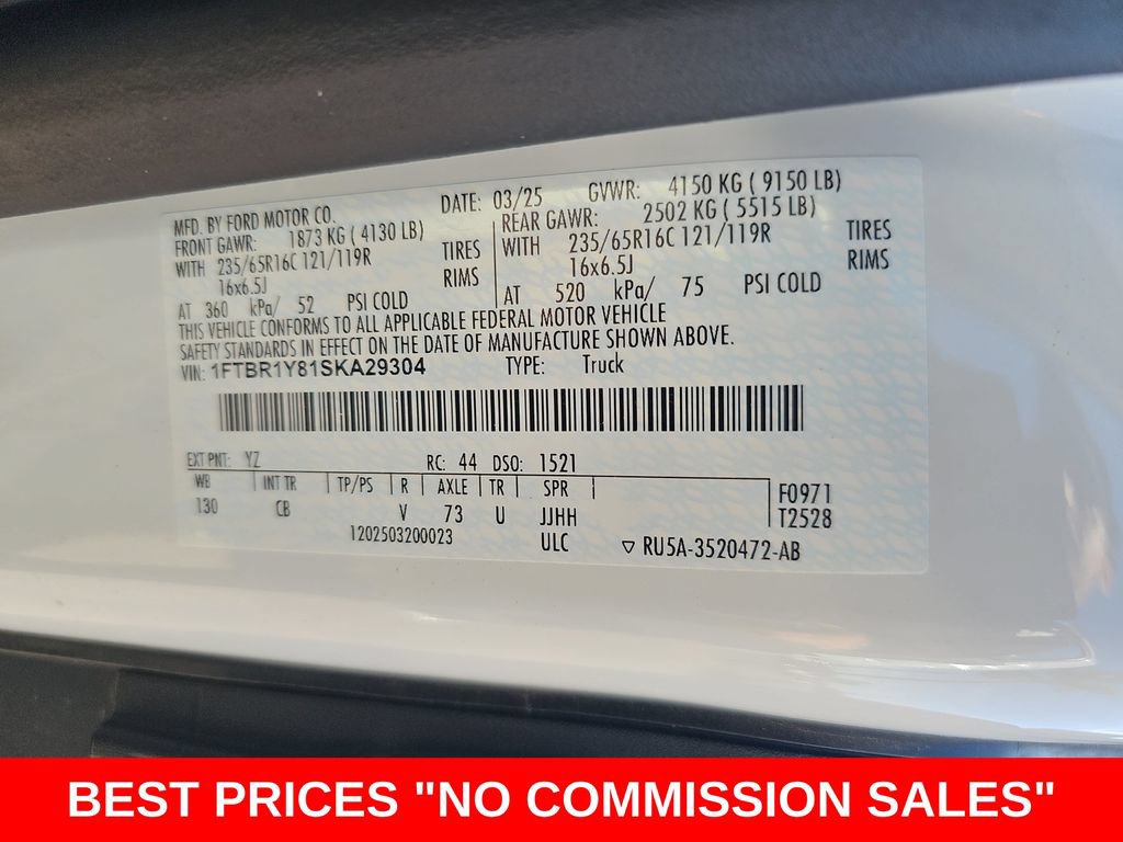 Used 2025 Ford Transit 250 Low Roof w/ Exterior Upgrade Package RWD image 40