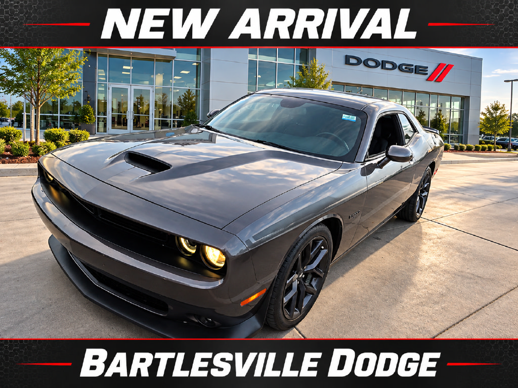 Used 2022 Dodge Challenger R/T w/ Blacktop Package RWD image 1