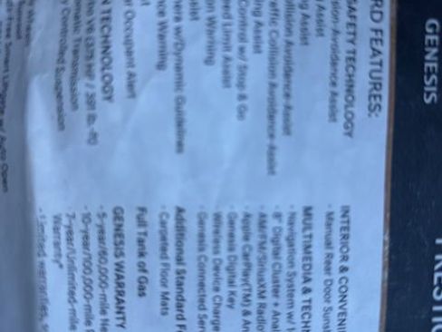 Used 2023 Genesis GV80 3.5T w/ Prestige Package image 32