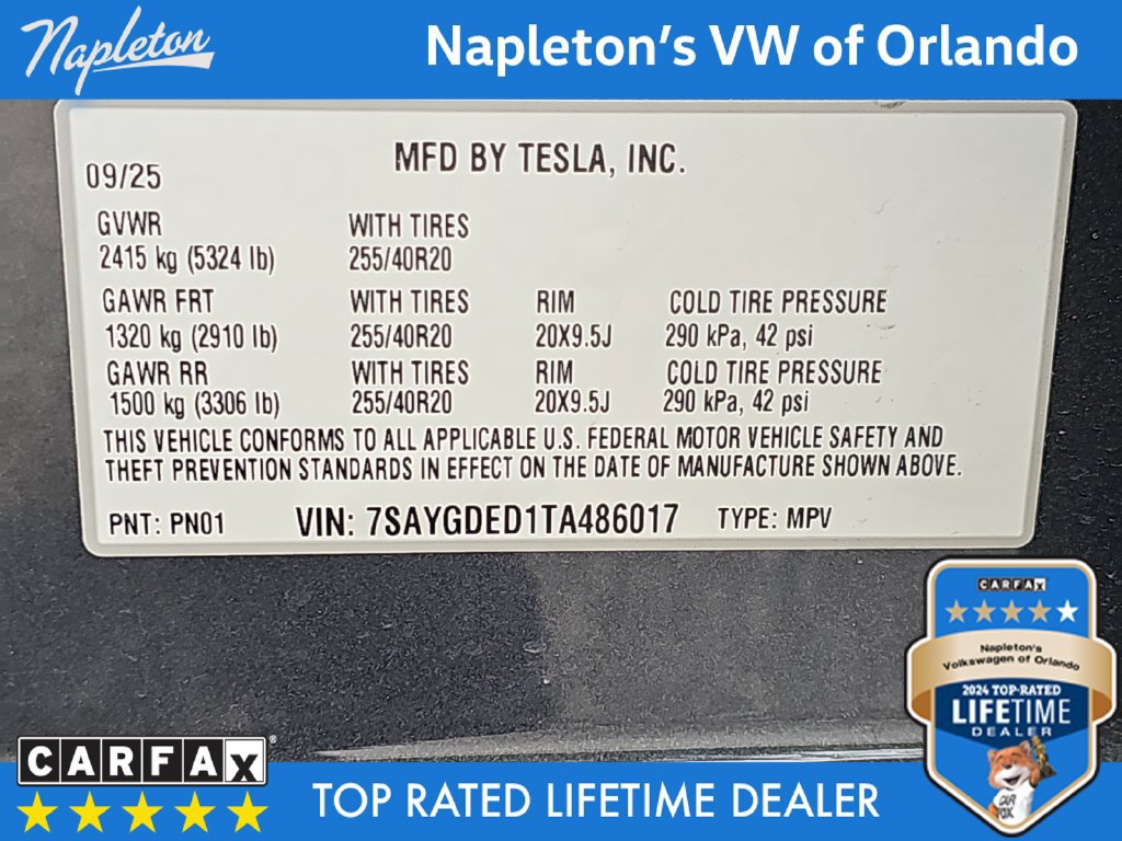 Used 2026 Tesla Model Y Long Range RWD image 36