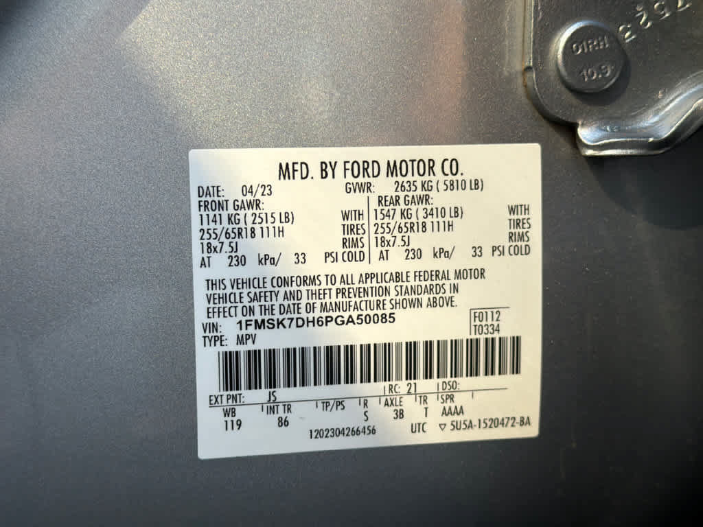 Certified 2023 Ford Explorer XLT RWD image 35