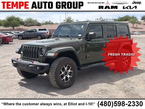 Used 2021 Jeep Wrangler Unlimited Rubicon AWD/4WD image 1