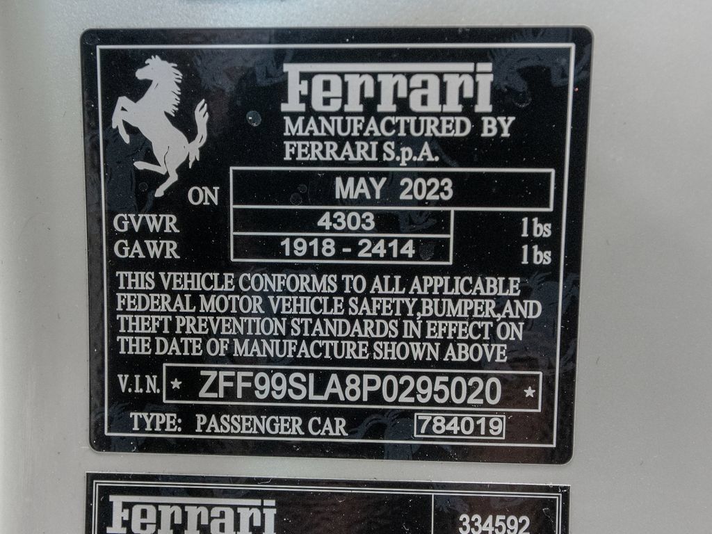 Certified 2023 Ferrari 296 GTB RWD image 11
