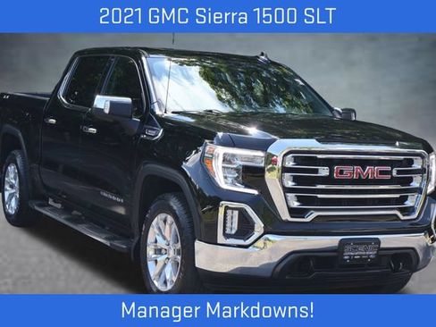 Used 2021 GMC Sierra 1500 SLT w/ SLT Premium Package AWD/4WD image 1