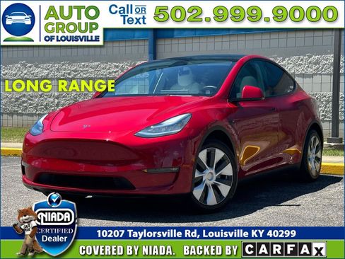 Used 2021 Tesla Model Y Long Range AWD/4WD image 1