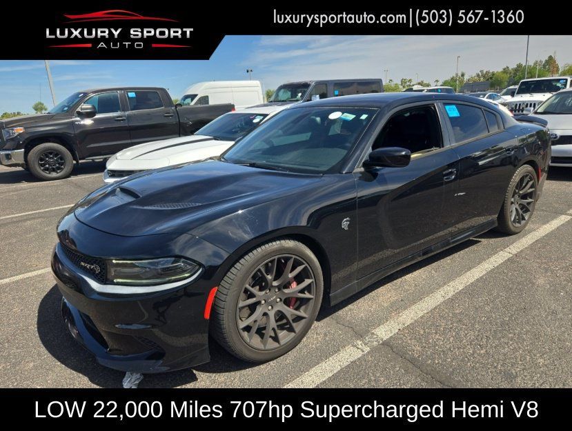 Used 2016 Dodge Charger SRT Hellcat w/ Harman/Kardon Audio Group RWD image 1