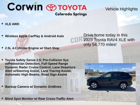 Used 2023 Toyota RAV4 XLE AWD/4WD image 6