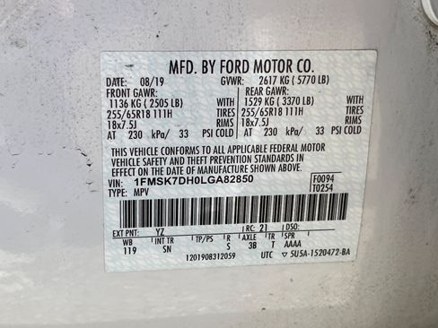 Used 2020 Ford Explorer XLT w/ Equipment Group 202A RWD image 10