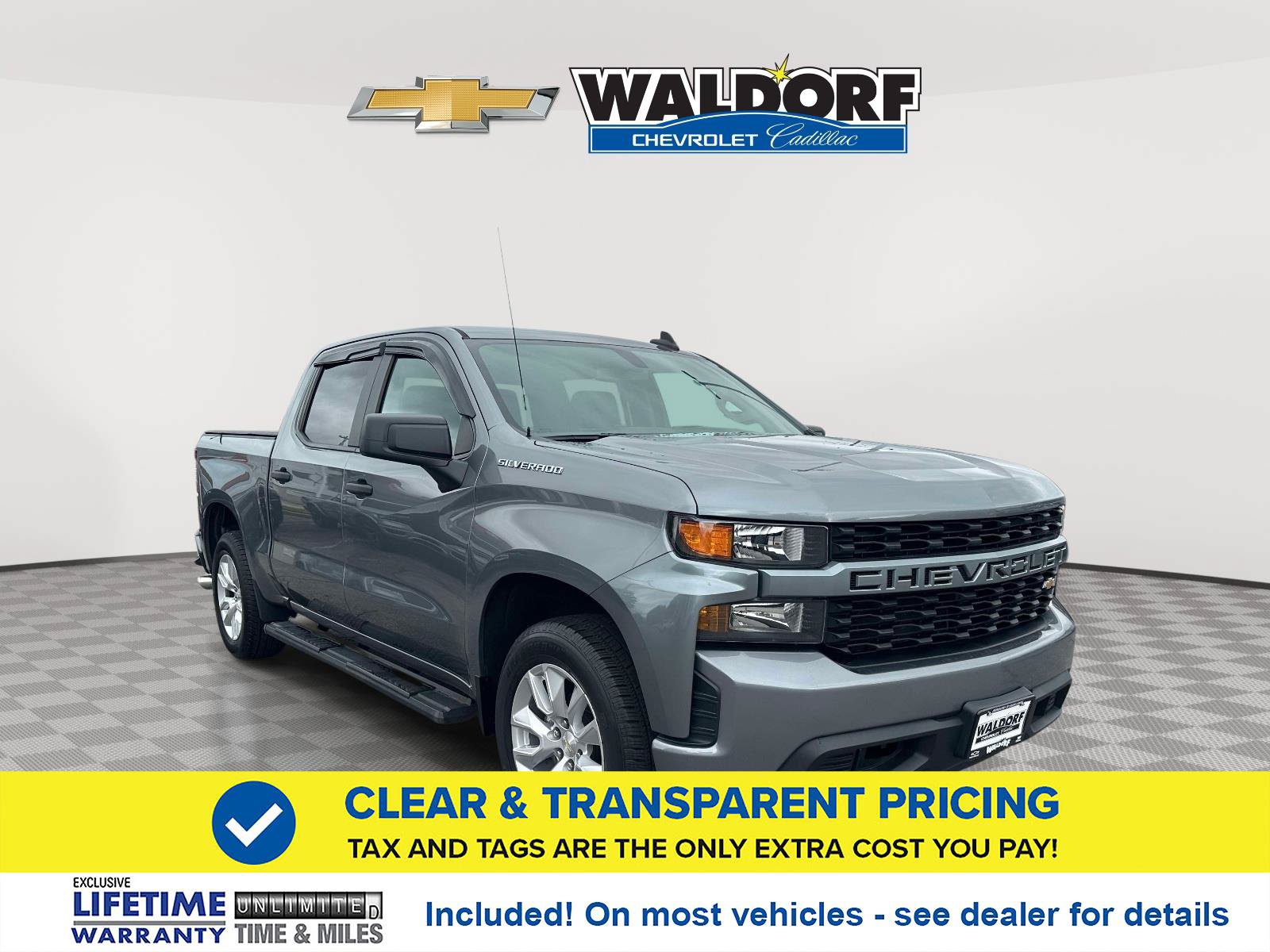 Used 2020 Chevrolet Silverado 1500 Custom w/ Custom Value Package RWD image 1