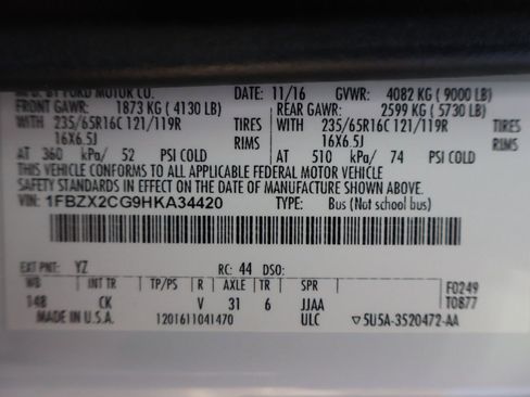 Used 2017 Ford Transit 350 XLT image 46