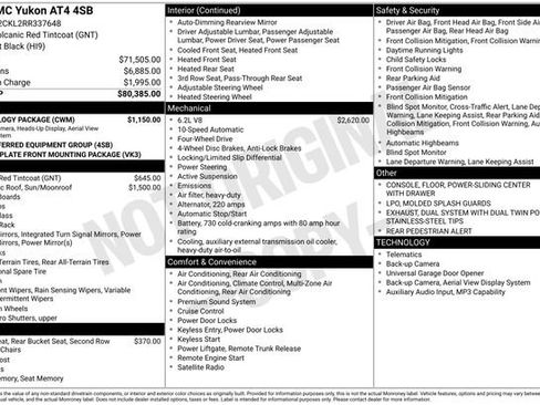 Certified 2024 GMC Yukon AT4 w/ Technology Package AWD/4WD image 4