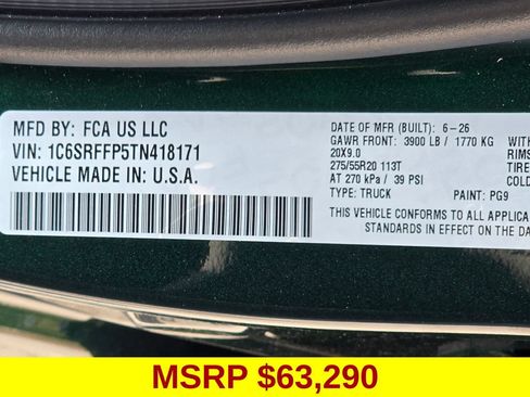 New 2026 RAM 1500 Big Horn AWD/4WD image 43