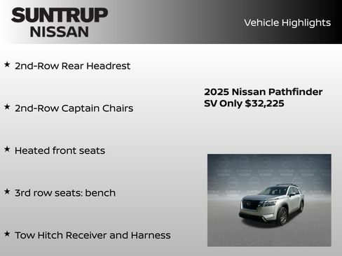 Certified 2025 Nissan Pathfinder SV w/ SV Premium Package FWD image 21