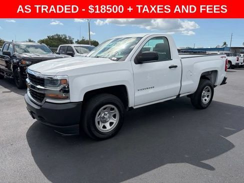 Used 2018 Chevrolet Silverado 1500 W/T w/ Trailering Package AWD/4WD image 3