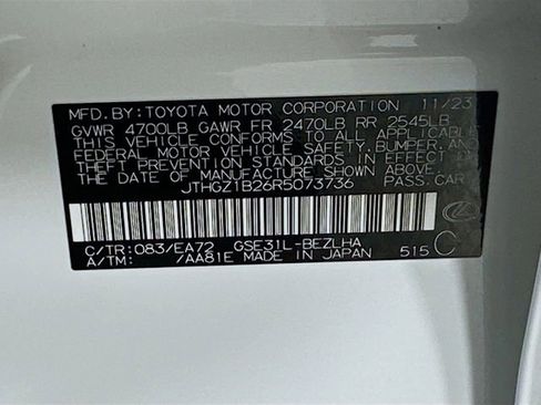 Used 2024 Lexus IS 350 F Sport RWD image 31