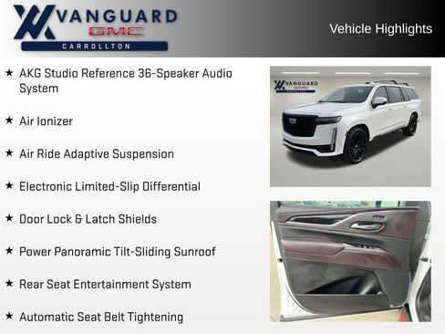 Used 2021 Cadillac Escalade ESV Sport Platinum w/ LPO, ONYX Package image 31