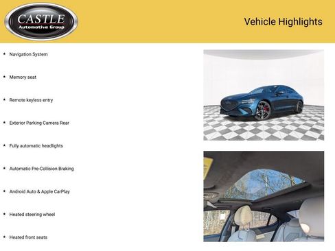 Used 2022 Genesis G70 3.3T w/ Sport Prestige Package image 4