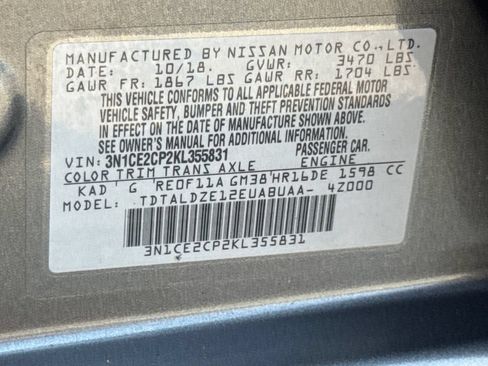 Used 2019 Nissan Versa Note SV FWD image 27