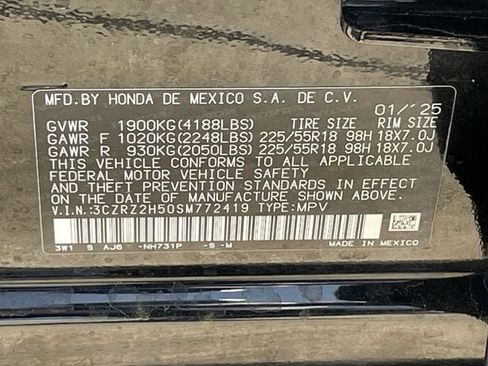 Used 2025 Honda HR-V Sport image 26