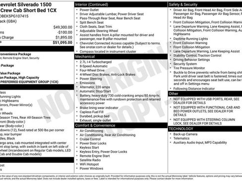 Used 2023 Chevrolet Silverado 1500 Custom AWD/4WD image 21