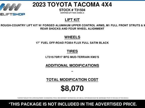 Used 2023 Toyota Tacoma TRD Sport image 2
