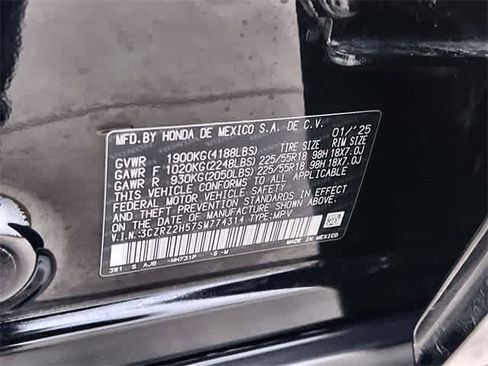 Certified 2025 Honda HR-V Sport image 22