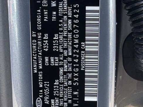 Certified 2021 Kia K5 LXS image 14