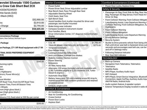Used 2026 Chevrolet Silverado 1500 Custom Trail Boss AWD/4WD image 9