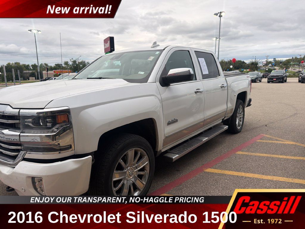 Used 2016 Chevrolet Silverado 1500 High Country w/ High Country Premium Package AWD/4WD image 1
