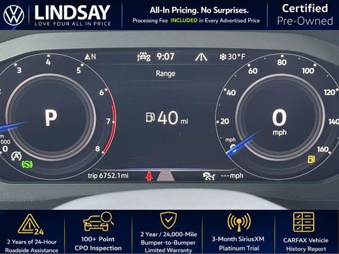 Certified 2023 Volkswagen Atlas Cross Sport SE w/ Black Wheel Package image 26