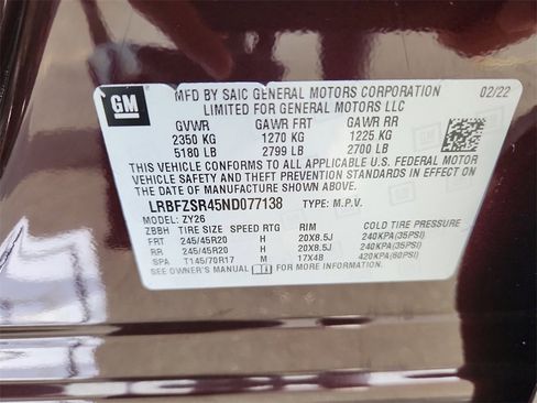 Used 2022 Buick Envision Avenir w/ Technology Package II image 18