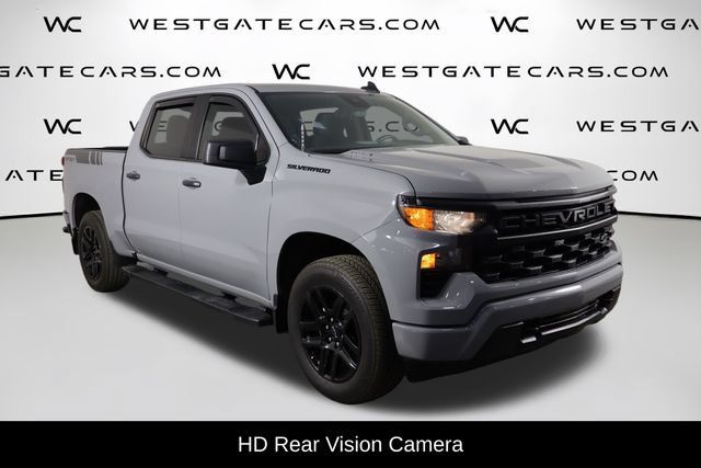 Used 2024 Chevrolet Silverado 1500 Custom w/ LPO, Dark Essentials Package RWD image 40