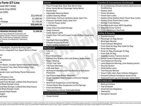 Used 2024 Kia Forte GT-Line w/ GT-Line Premium Package FWD image 5